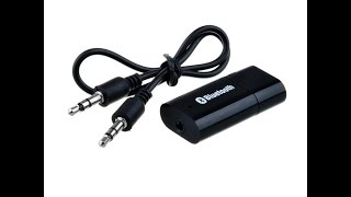 PT810 Portable USB Bluetooth Audio Music Streaming Receiver Stereo Output [upl. by Asiar]