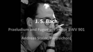 J S Bach  Praeludium and Fugue in F major BWV 901 [upl. by Sidnal]