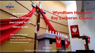 Wyndham Hobsons Bay Lutheran Church Service 1472024  LCA District Synod Sunday [upl. by Elleiram]