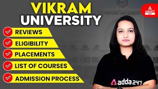 Vikram University Admission 2022  Reviews Eligibility  Placements Courses  Complete Information [upl. by Chan]