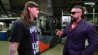 Dominik Mysterio habla con Andrade en Backstage  WWE Raw 26022024 En Español [upl. by Shieh149]