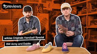 adidas Originals Handball Spezial BW Army and Dublin  size Previews EP12 [upl. by Lindie]