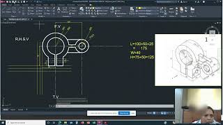 Orthographic Projection Practice problem 1 [upl. by Yentnuoc380]