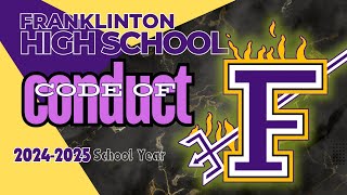 Franklinton HS Code of Conduct  Day 2 [upl. by Yror]