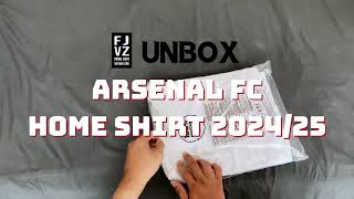 Unboxing Arsenal home kit 202425 [upl. by Gombach651]