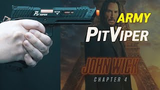 존윅 4 형님의 총 ARMY Pit Viper R614 Pistol [upl. by Yar]