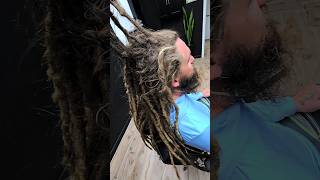 Dread Maintenance After a YEAR dreadlock dreads locs [upl. by Luba]