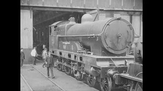 A Visit to Locomotive Works Crewe 1913  Railways on Film [upl. by Otreblon441]