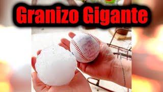 Granizo gigante en Coahuila y extrañas luces en el cielo [upl. by Summer505]