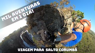 Mil Aventuras em Um Dia no Salto Corumbá Curtindo a Viagem 360º [upl. by Fleta481]