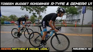 Bikecheck sa mga TOSEEK ROAD BIKES RTYPE amp GEMERA V1 nila Matthew amp Miguel Ugali [upl. by Wilt]