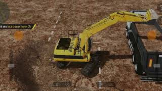 Excavator Real Time Working  Heavy Machine And Construction Simulator [upl. by Else72]