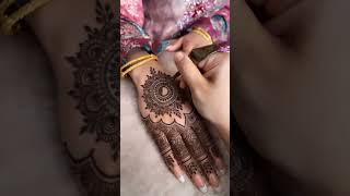 New mandala mehndi design 🤩🫶 bymitalimehandidesigns arbicmehndinewdesignytshortsvideo2024 [upl. by Yellas125]