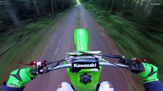 Kawasaki KX500 GoPro [upl. by Nywnorb]