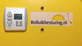 Rolluikbesturingnl  Geprogrameerde open tijd uitschakelen  Somfy Chronis Uno Easy Handleiding [upl. by Yemrots]