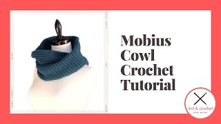 One Skein Mobius Cowl Free Crochet Pattern Workshop  Easy and Fast Crochet Gift Project [upl. by Yael596]