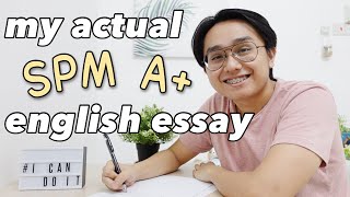 My Actual A SPM English Essay ✍🏻 Descriptive Writing Tips SPM English Paper 1 Score amp Study Tips [upl. by Selwin267]