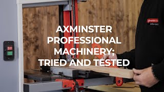 Axminster Professional machinery tried and tested [upl. by Eda]