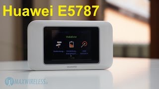 Test Huawei E5787 LTE Hotspot deutsch [upl. by Sholom]