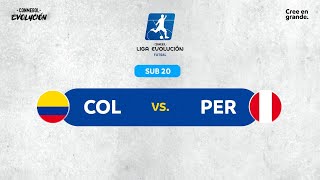 COLOMBIA VS PERÚ  CONMEBOL LIGA EVOLUCIÓN de FUTSAL  Zona Norte  SUB20 [upl. by Aivart]