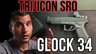 Trijicon SRO on Glock 34 Gen 5 MOS  Unboxing and Setup [upl. by Halda]