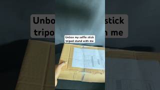 Unbox my selfie tripod stand unboxing tripodforphone tripodforyoutubevideos shorts jumia [upl. by Resneps]