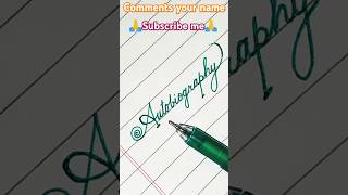 Autobiography Cursive Calligraphy  super clean handwriting  autobiography dhanasong shorts🙏 [upl. by Suiramaj]