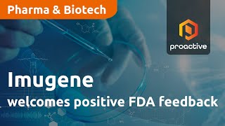 Imugene welcomes positive FDA feedback on new manufacturing process for azercel [upl. by Naejarual]