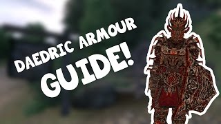 HOW TO GET FULL DAEDRIC ARMOUR IN OBLIVION GLASS ARMOUR TOO [upl. by Che]