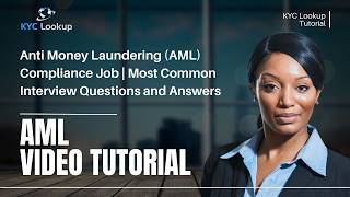 Anti money laundering AML Compliance Job  Most Common Interview questions and answers [upl. by Ilysa]