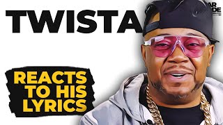 Twista SLOWS DOWN His Fastest Rap Lyrics  The Bar Code [upl. by Mark420]