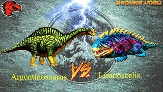 Argentinosaurus VS Limnoscelis  Practice in the PVP room  Jurassic World The Game 1080P [upl. by Ednihek15]