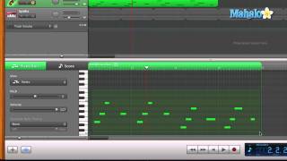 GarageBand Tutorial  Editing MIDI Transposing Notes [upl. by Idelia945]