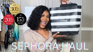 SEPHORA HAUL  BEAUTY INSIDER SAVING EVENT 2024 [upl. by Ahtnamas223]