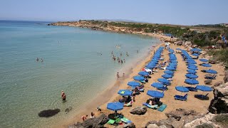 Ammes a nice sandy beach located 10 km southwest of Argostoli  Kefalonia  Greece [upl. by Stanwood]