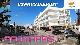 Protaras Cyprus  Walking from Narcissos Waterpark resort to the Strip [upl. by Almeda163]