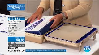 HSN  Suze Orman Financial Solutions for You 12252017  05 AM [upl. by Flo]