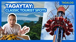 13 Classic TAGAYTAY AREA Tourist Spots SkyRanch Picnic Grove amp More • Filipino w English Sub [upl. by Nylasej]