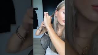 KRULLEN MET JE VINGERS ZONDER HITTE ⁉️😱  resultaat heatless hairtutorial straighthair fy f [upl. by Anyaj]