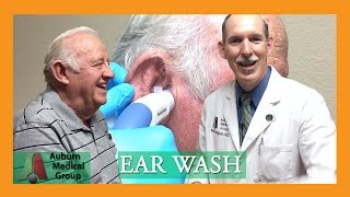 Close up Ear Washing AUTOMATED  Auburn Medical Group [upl. by Linnea]