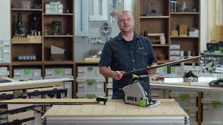 Festool Plungecut Saw TS 60 K Functions amp Blade Change [upl. by Jeremy74]