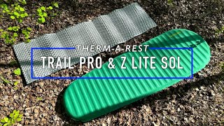 ThermARest Trail Pro  die komfortabelste OutdoorIsomatte  amp Z Lite Sol im TESTBERICHT [upl. by Riatsala]