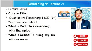 what is deductive reasoning critical thinking explained with example [upl. by Airekal]