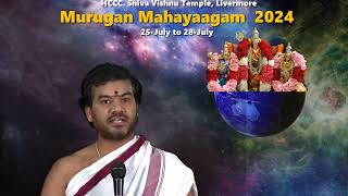 Murugan Mahayaagam 2024  Sai Kishore in Telugu [upl. by Stonwin445]