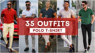 35 Ways to Style POLO TShirt for Summer 2022  POLO TSHIRT OUTFITS  Mens Fashion 2022 [upl. by Britta]