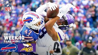 GAME OF THE YEAR Buffalo Bills vs Minnesota Vikings  2022 Week 10 Game Highlights [upl. by Vail707]