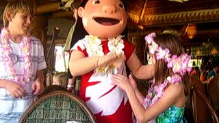 Hula Dancing with Lilo at the Ohana Breakfast [upl. by Ahsahtan]