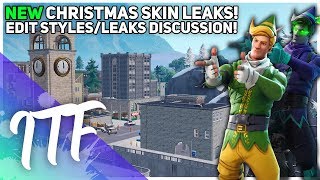 NEW Christmas Skin LeaksEdit Syles v1130 Fortnite Battle Royale [upl. by Ymerrej]