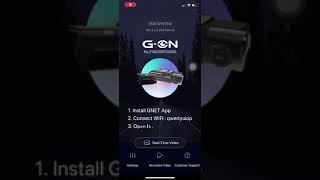 How to Connect GNET Dash Cam with a proper setting of your cellphone [upl. by Rebah]