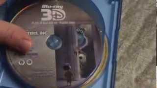 Monsters Inc Ultimate Collectors Edition BluRay 3D Unboxing [upl. by Ellegna]